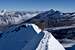 Castor 4223m summit view
