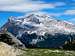 The 3 Tofana's (10643 ft / 3244 m) as seen from Cristallo