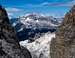 The 3 Tofana's (10643 ft / 3244 m) from Ferrata Marino Bianchi