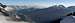 Panorama of the distant Bernese Alps and the Weissmies group