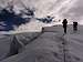 High on the Strahlhorn normal route, above the Adlerpass