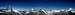 Panorama Matterhorn - Dent Blanche - Obergabelhorn - Zinalrothorn - Weisshorn