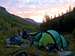 Camping sauvage in the Vallone di Soustra