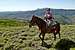 Horse trekking in the Andes