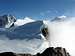 Monte Rosa highest summits seen from Corno Nero
