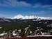 Three Sisters from top of Tumalo Mountain