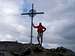 At the summit cross of Ameringkogel