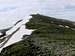 Grassy northern slopes of Peak 12955 ft