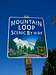 Mountain Loop Highway Sign