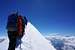 On the summit ridge of Castor (13864 ft / 4226 m)