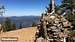 Washington's Monmument while Hiking San Bernardino Peak