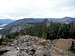 Looking down the summit ridge