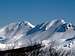 Cima Canuti twin summits in full winter