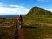 Mossy terrace at the lands'end above Nyksund, Dronningruta