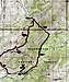 Sawtooth Mountain area map