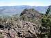 View of the rocky north summits