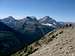 Eaglehead Mountain, Peak 9010, Mount Pinchot & Mount Stimson