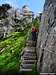 Stone staircase near Rifugio Carè Alto (Bus del Gat)