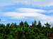 Funny clouds over the Karkonosze Mountains