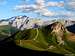 Marmolada and Gran Vernel seen from Torre Innerkofler