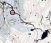 Annotated topo map