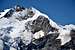 Close-up upon the Bianco ridge of Piz Bernina