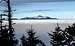Mt Washington and the Presidential Range seen from Mt Mount Passaconaway during cloud inversion